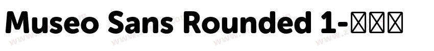 Museo Sans Rounded 1字体转换